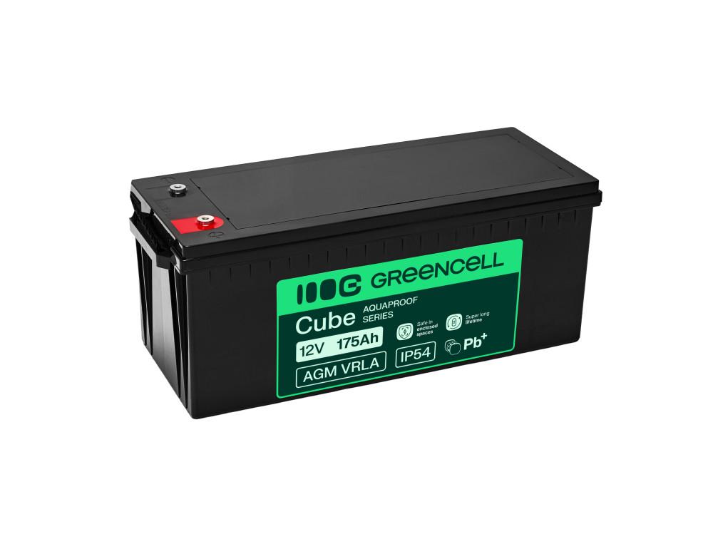 Акумулятор для ДБЖ/інвертора Green Cell AGM VRLA 12V 175Ah (AGM12V175AH-H)