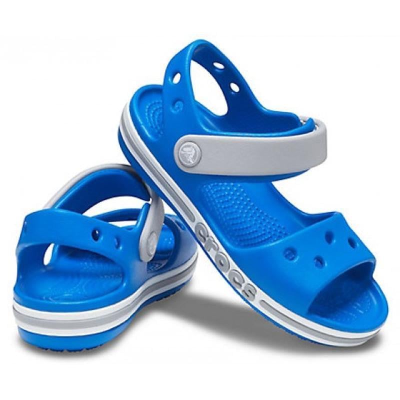 Сандалії дитячі для хлопчика Crocs Kids Bayaband Sandal Blue Grey р. 30-31 Cвітло-cиній (9126)