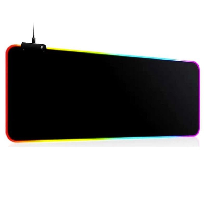 Игровая поверхность для мышки с LED RGB подсветкой AND XL-1747 Черный