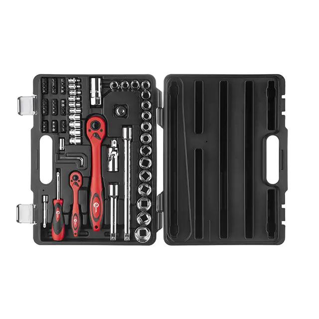 Набір Intertool ET-6072 72 од. головки і ключі 1/2" 1/4" Cr V (ET-6072) - фото 4 Набір Intertool ET-6072 72 од. головки і ключі 1/2" 1/4" Cr V (ET-6072) - фото 4