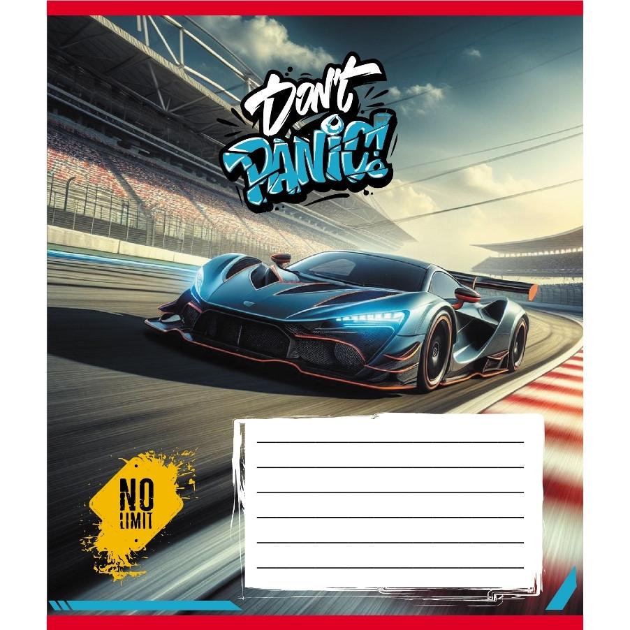 Шкільний зошит Без паніки 012-510164C-3 в косу лінію 12 аркушів (RLT55179)