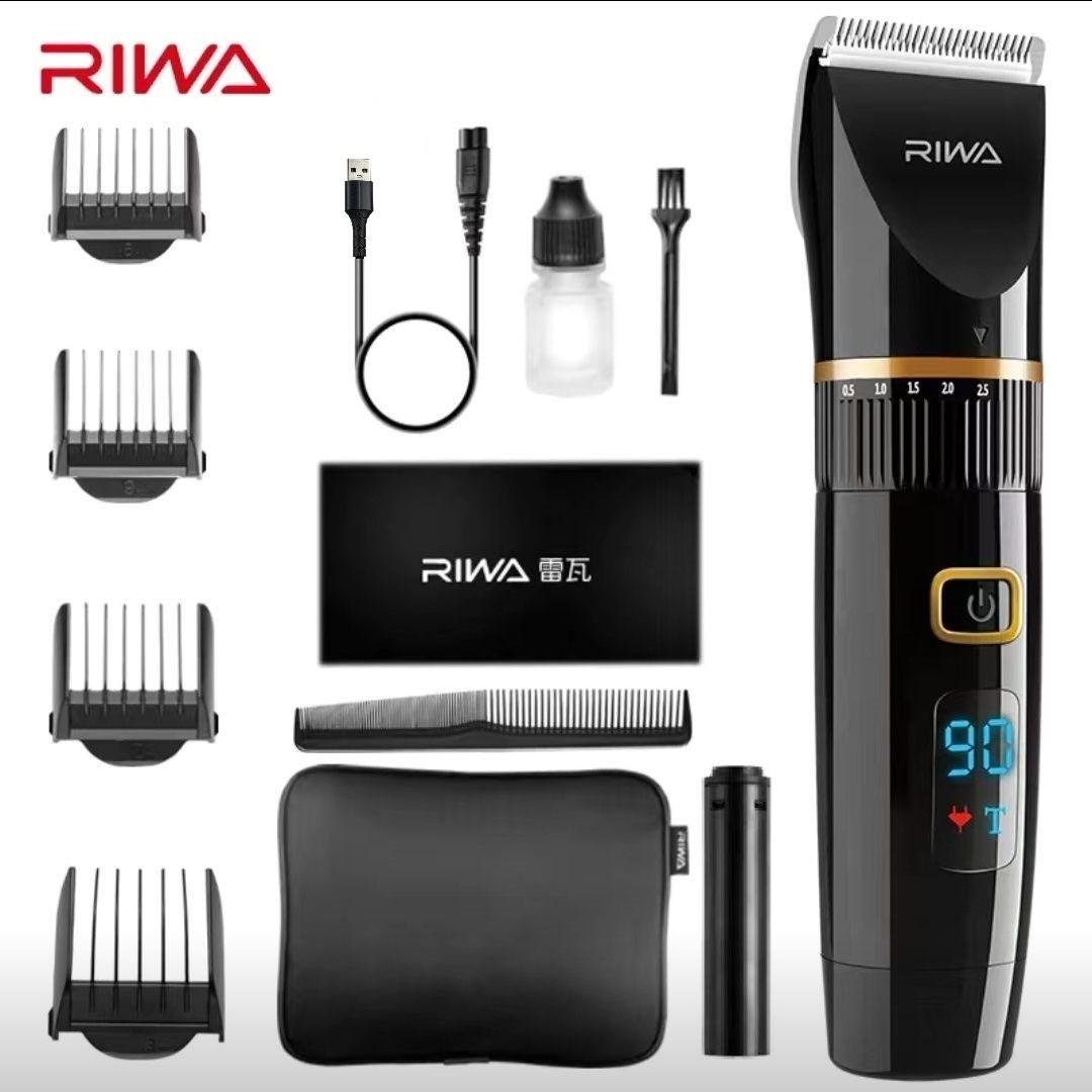 Машинка для стрижки акумуляторна Riwa Black (RE-6501T) - фото 2