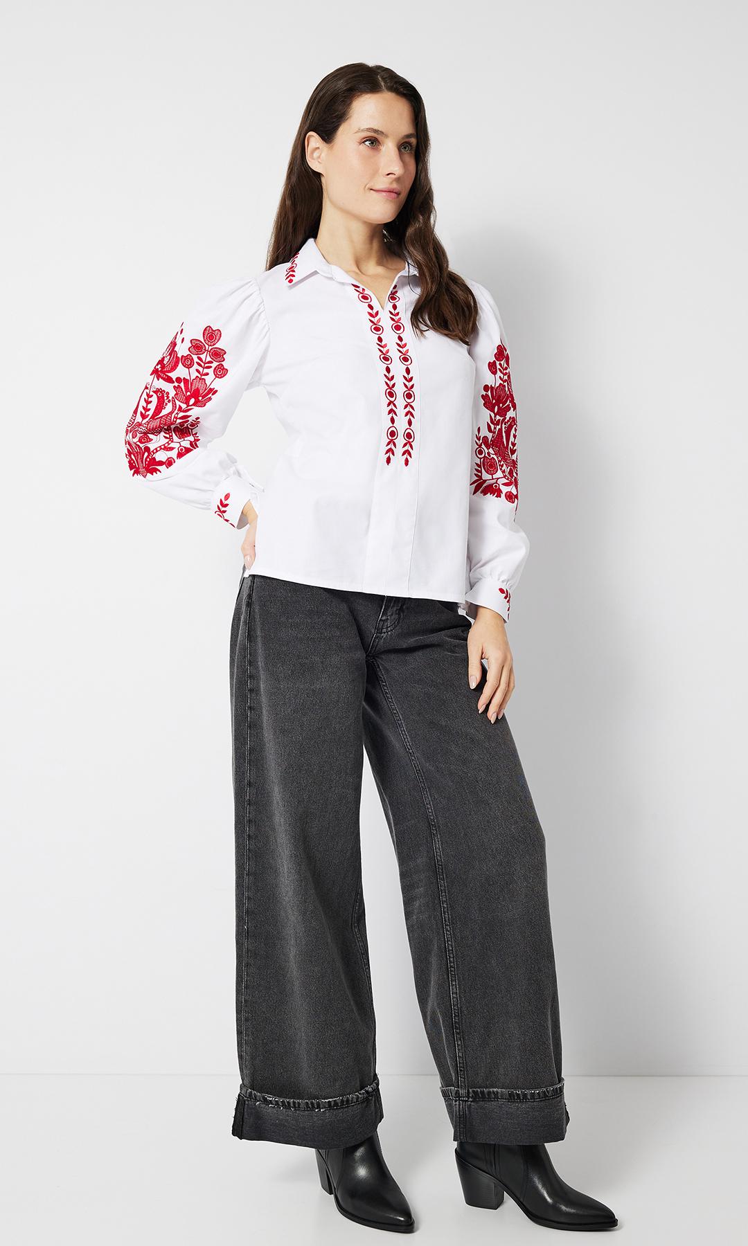 Вишиванка жіноча Вишиваночка р. 54 Білий (5110-2) - фото 2