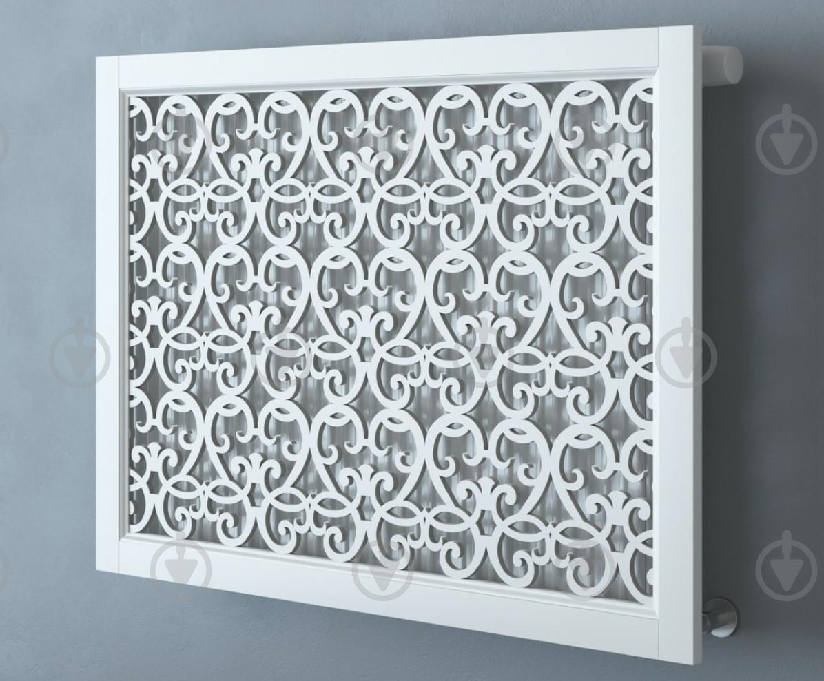 Екран-решітка декоративна на батарею опалення R45-F120 Білий (25624293)