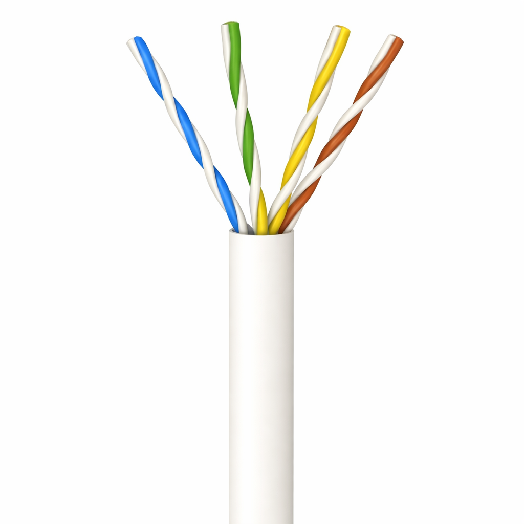 Кабель сетевой внутренний Одескабель КПВ-ОП 4х2х0.49 UTP Cat5е 100 м Белый (33087962)