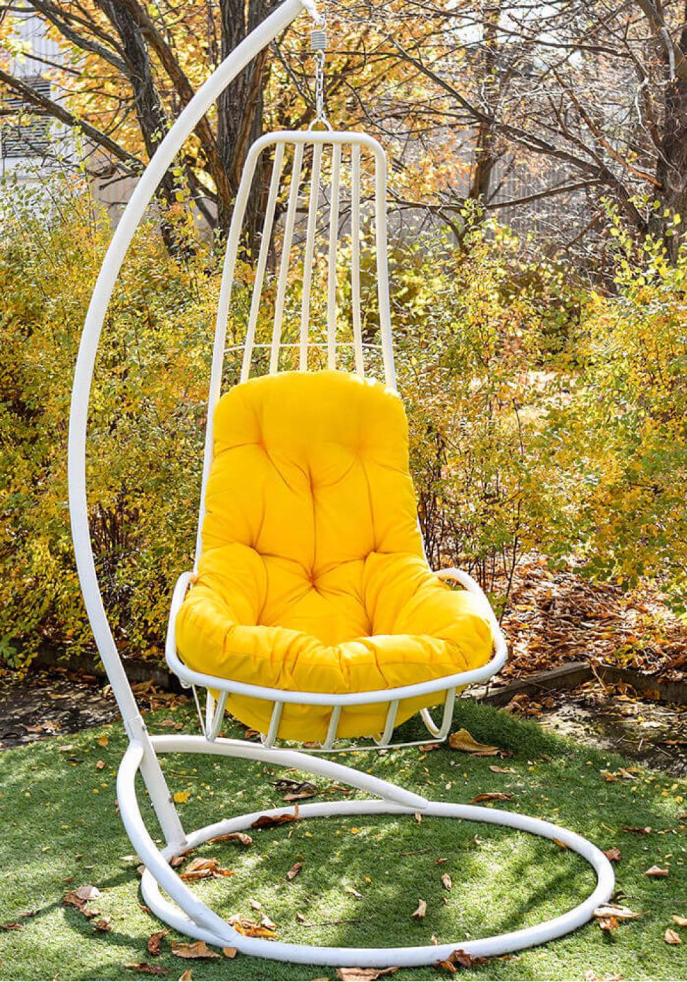 Крісло-кокон Делі 820х650х1310 мм Білий (17943609)