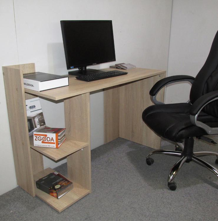 Cтіл комп'ютерний з 2 полицями М-ЗОН Джеко 1200/12 Німфея Альба (MZN-031019) - фото 5