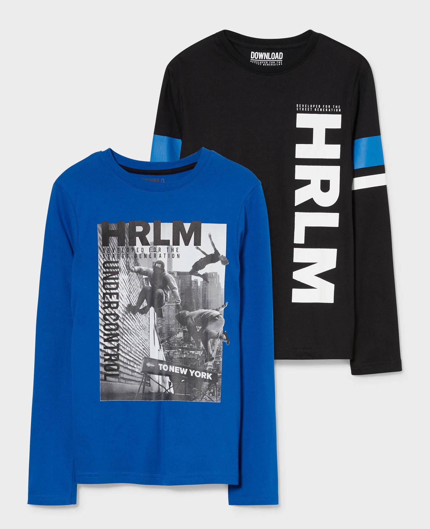 Набір регланів для хлопчика C&A 158-164 розмір Синій/чорний (2330dd01)