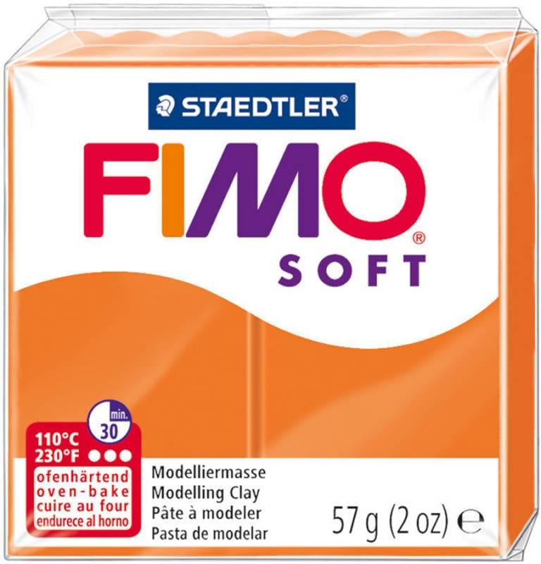 Глина полимерная Fimo Soft 57 г Оранжевый (8020-42)