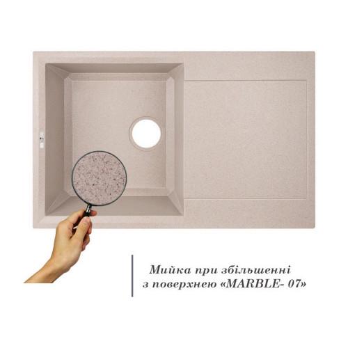 Кухонная мойка Lidz 790x495/230 MAR-07 (LIDZMAR07790495230) - фото 3 Кухонная мойка Lidz 790x495/230 MAR-07 (LIDZMAR07790495230) - фото 3