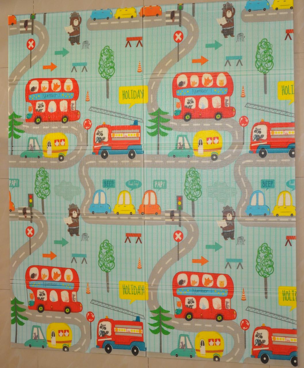 Термокилимок для дітей двосторонній Дорога і Ліс 180х150 см в сумці (2472511858) Термокилимок для дітей двосторонній Дорога і Ліс 180х150 см в сумці (2472511858)