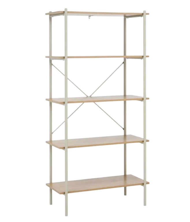 Стелаж на 5 полиць Дуб/Бежевий (4cb758bb)