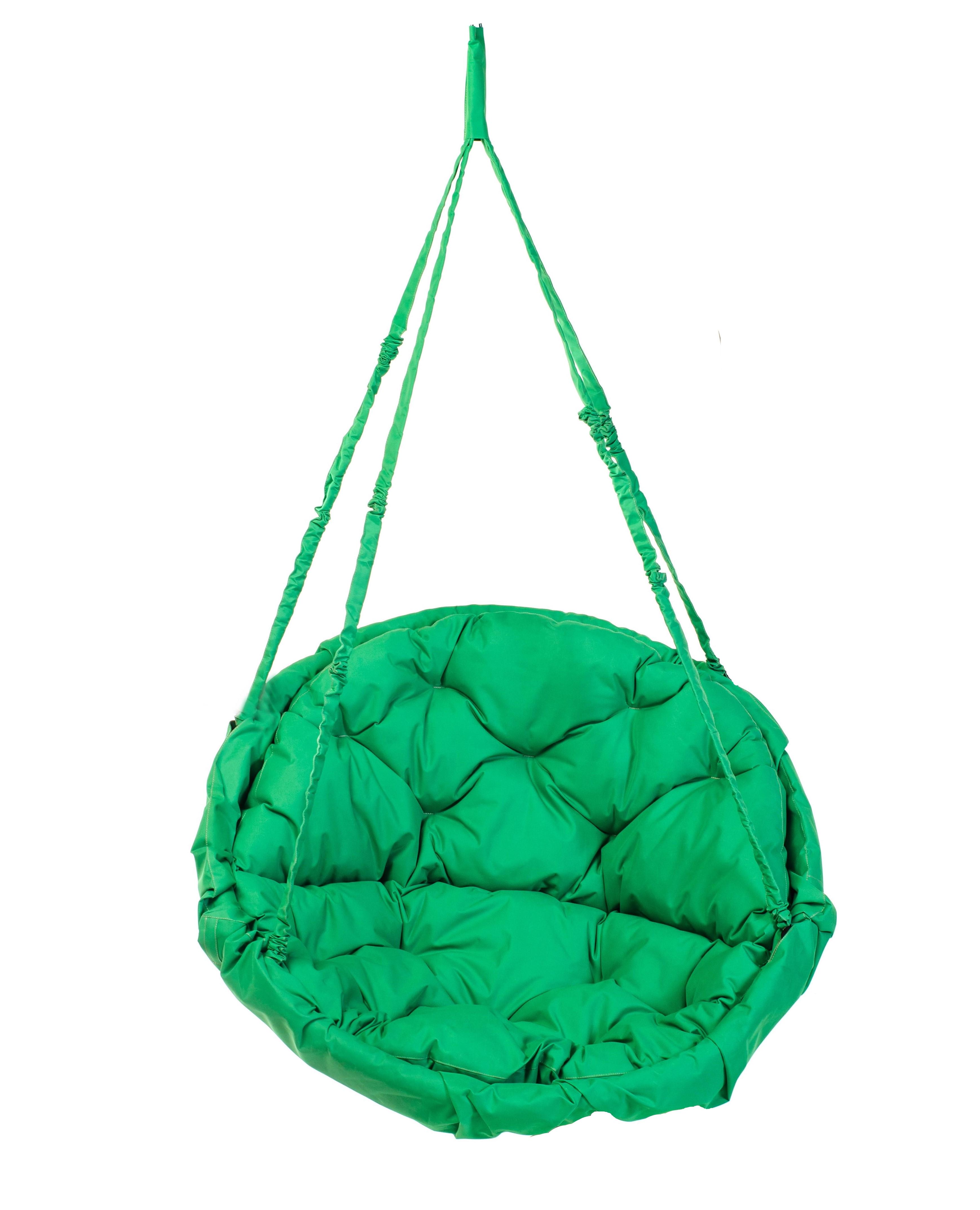 Кресло-качеля Kospa Lounge-Lux круглая 200 кг без подставки Зеленый(430)