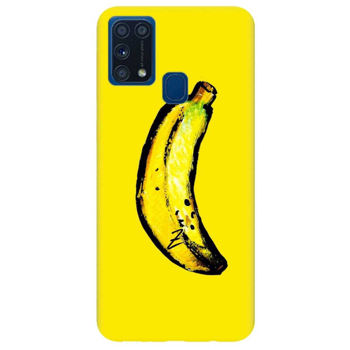 Силіконовий чохол Zorrov для Samsung Galaxy M31 - Banana (14190040186099366)