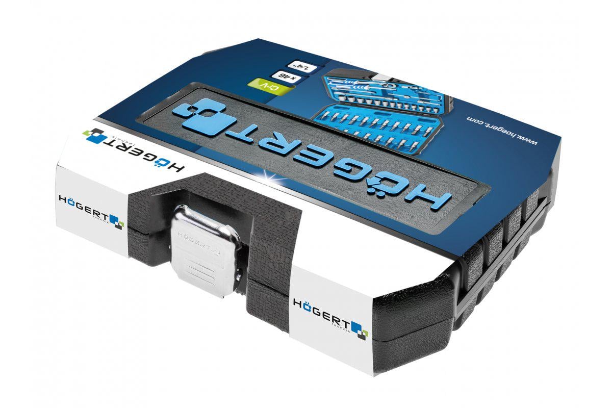 Інструменти HOEGERT набір 46 шт. 1/4" (HT1R416) - фото 5