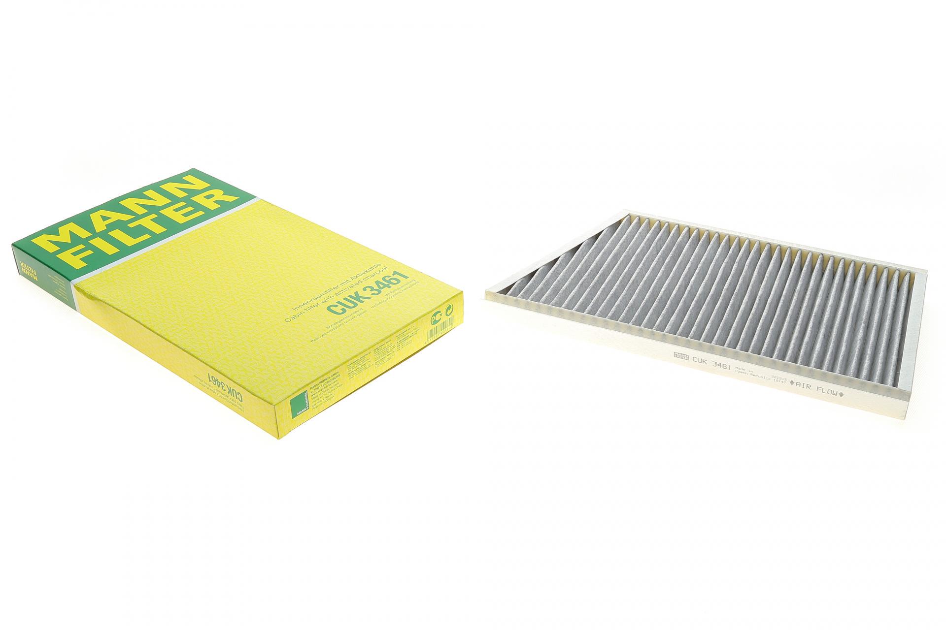 Фільтр салону Mann-Filter для MB C-class W203 00-07 вугільний (CUK 3461)