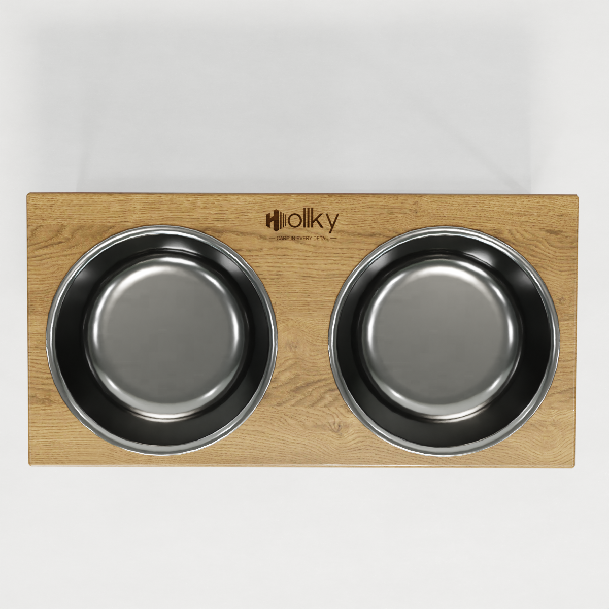 Миски на подставке для очень больших собак Hollky Base XXL40 2х2,8 л (BXXL40-643240-GLNT) - фото 3