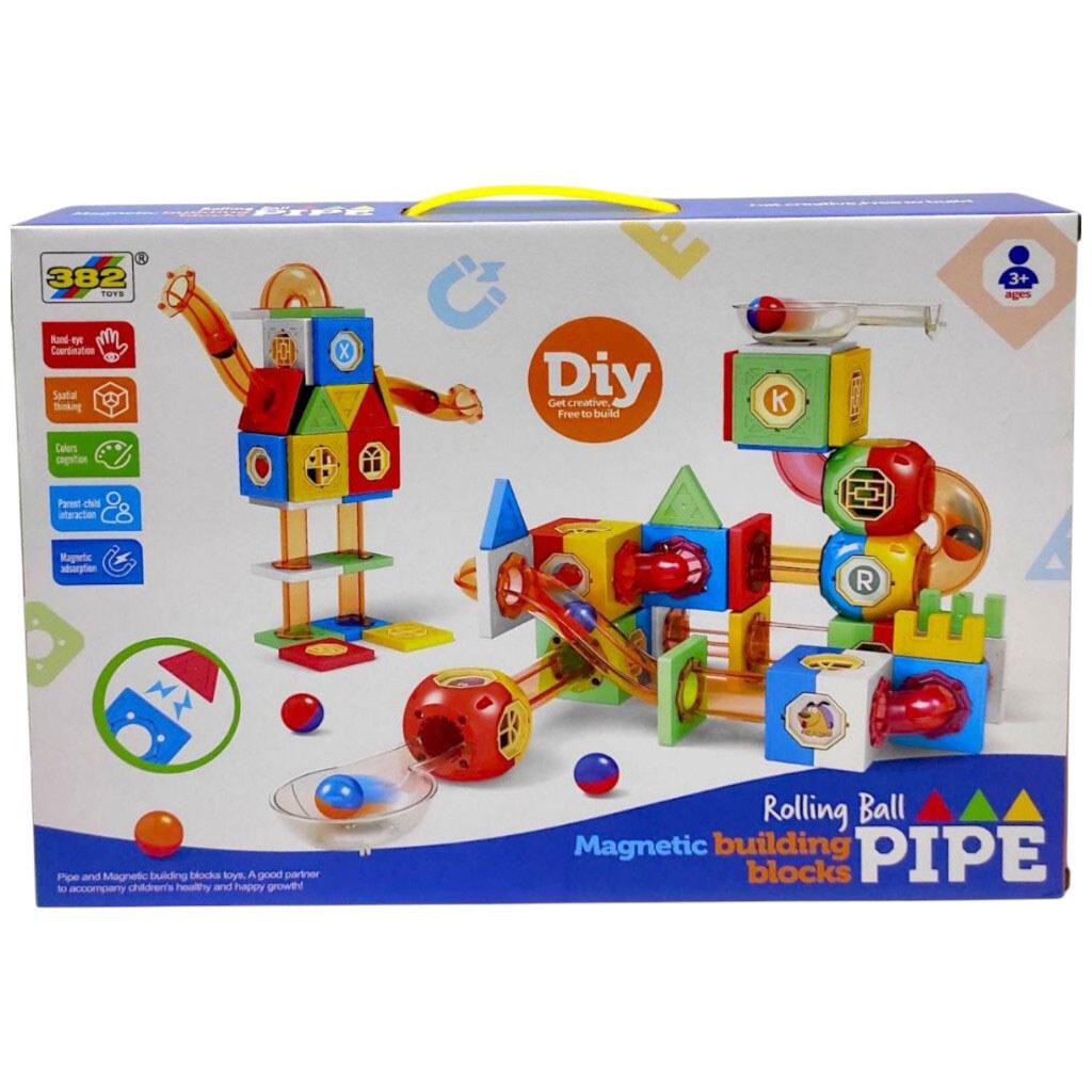 Конструктор магнітний DIY Magnetic FOO76 кульки/тунелі наклейки 79 ел. (29832319) Конструктор магнітний DIY Magnetic FOO76 кульки/тунелі наклейки 79 ел. (29832319)