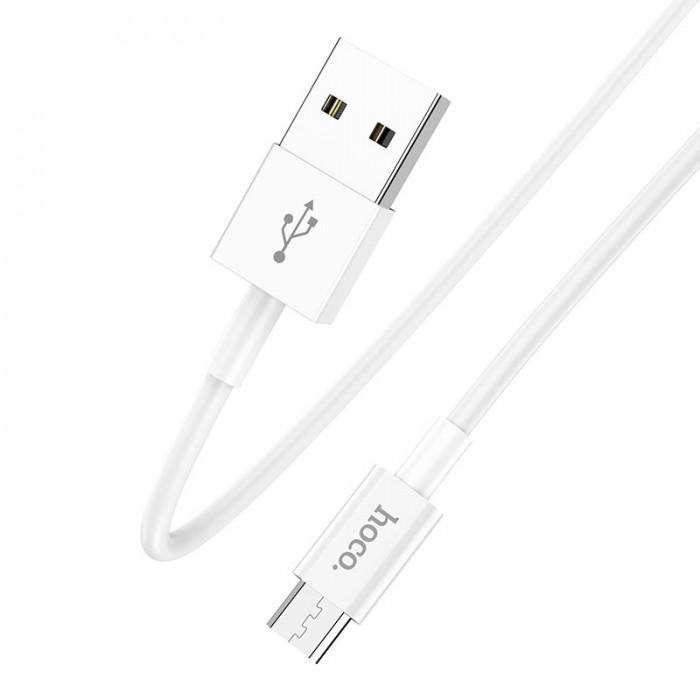 Кабель HOCO X64 Lightweight USB Micro USB 1 м 40 шт. Білий