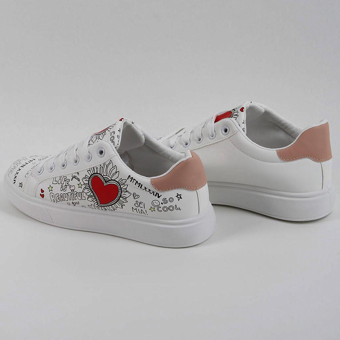 Кеды женские 39076 р. 38 24 см Белый - фото 5