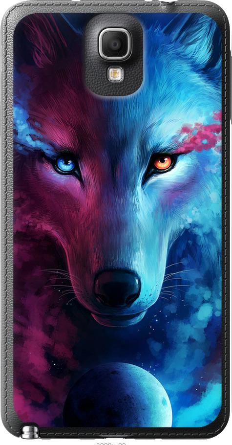 Чехол на Samsung Galaxy Note 3 N9000 Арт-волк (3999u-29-42517) Чехол на Samsung Galaxy Note 3 N9000 Арт-волк (3999u-29-42517)