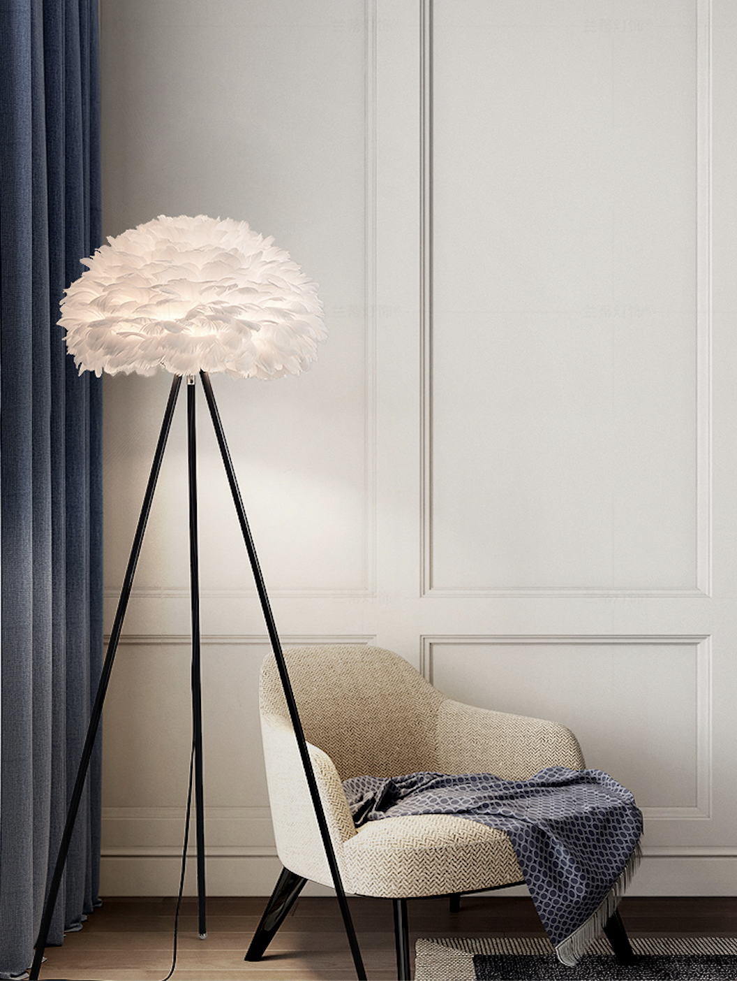 Торшер напольный Pen Lamp 053030/1 F Wt