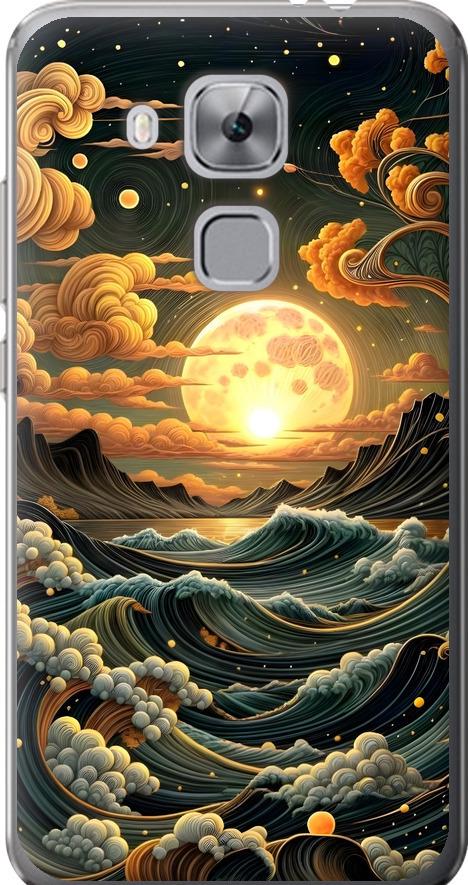 Чехол на Huawei Nova Plus Арт волны (6332u-961-42517)