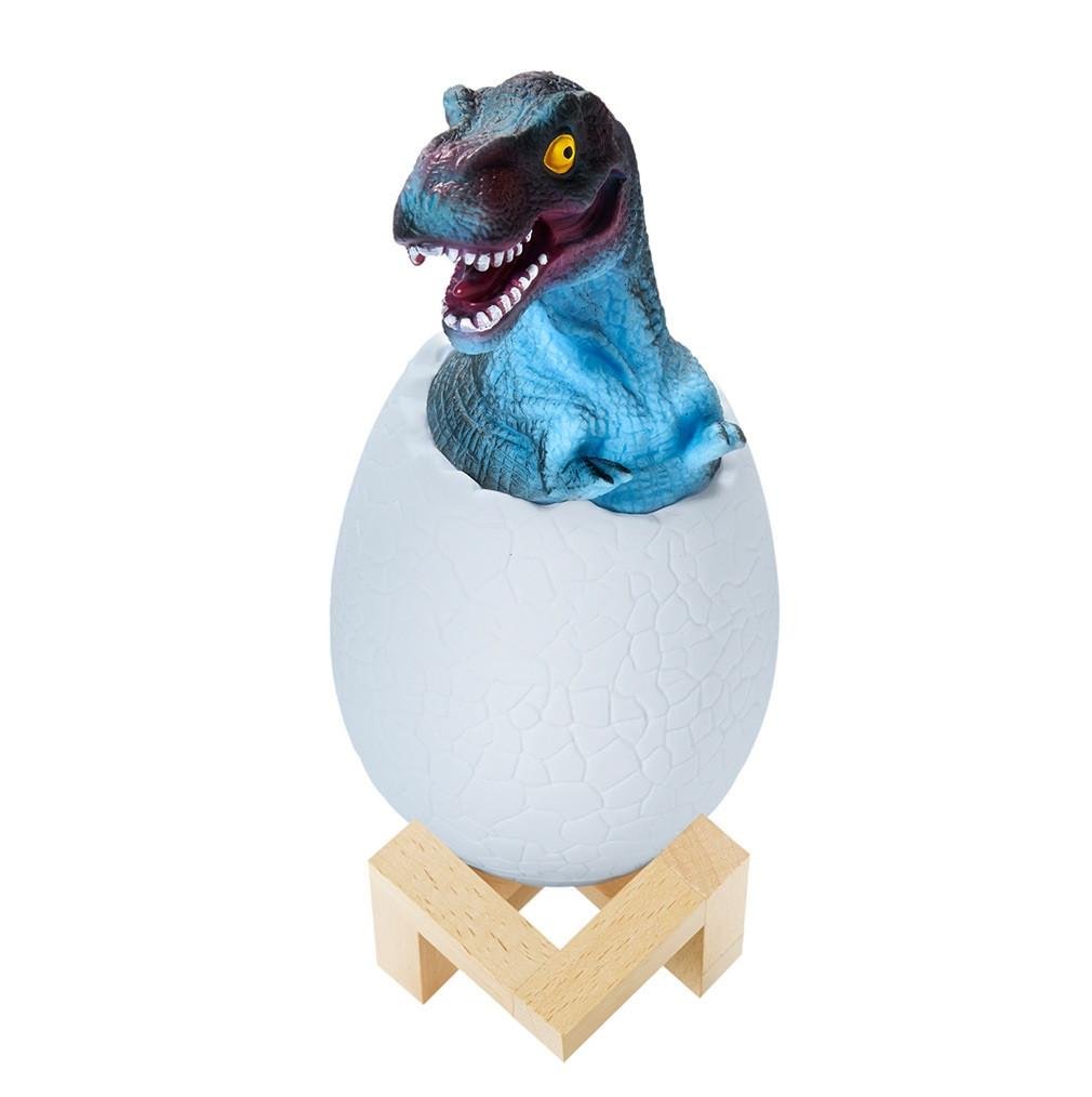 Світильник настільний 3D Rias Динозаврик у яйці акумуляторний з пультом (3_02531)