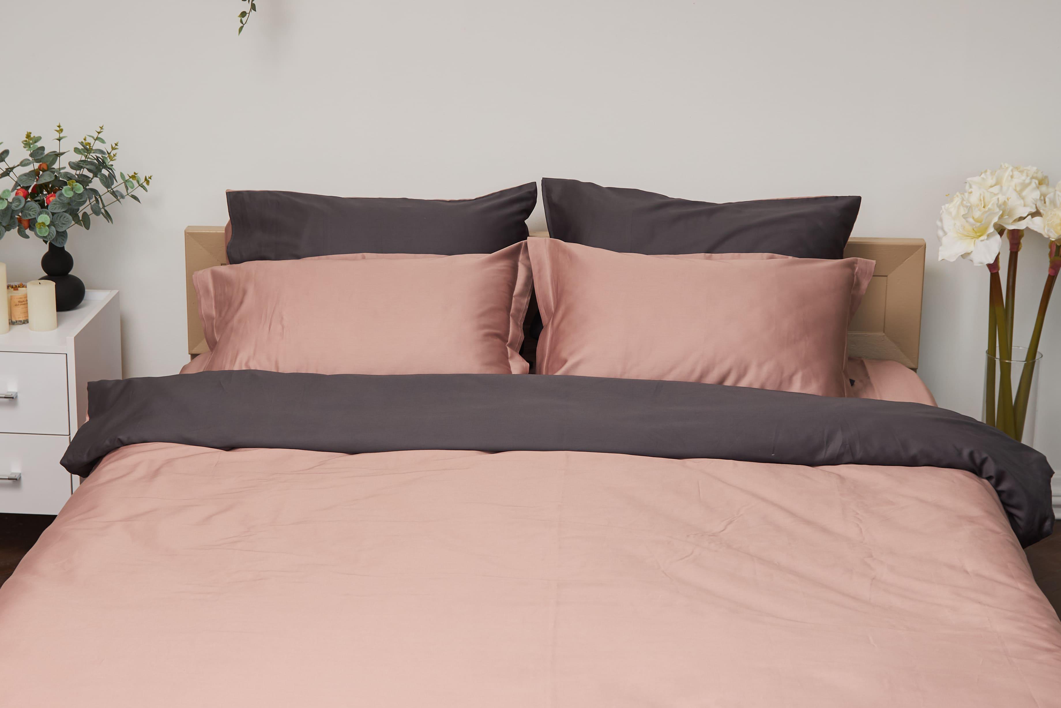Комплект постельного белья Moon&Star Violet Premium satin полуторный 143х210 см наволочки 2 шт. (MS-820000472)