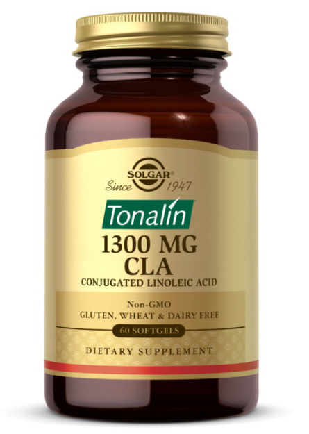 Кислота конъюгированная линолевая Solgar Tonalin 1300 мг CLA 60 софтгель (3840)