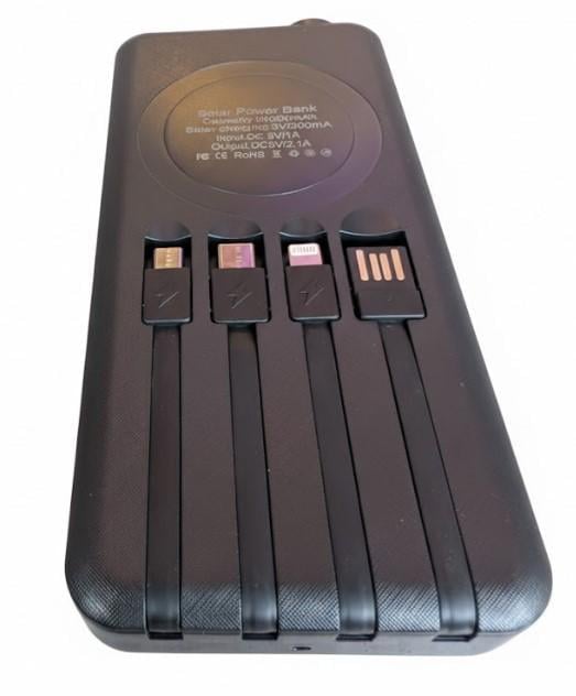 Повербанк универсальный Li-ion USB Type-C Lightning с фонарем и кабелями 50000 mAh (2104618801) - фото 3 Повербанк универсальный Li-ion USB Type-C Lightning с фонарем и кабелями 50000 mAh (2104618801) - фото 3