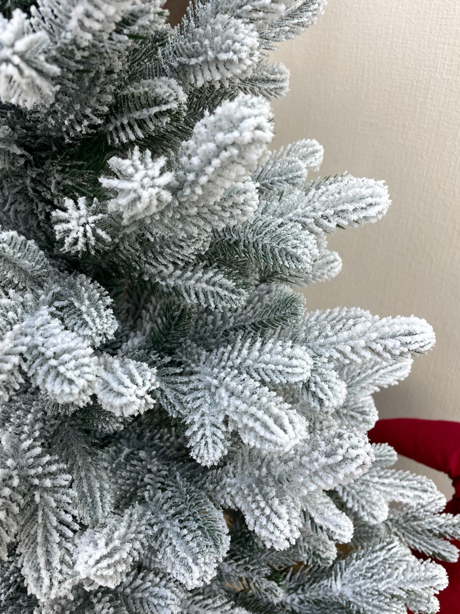 Искусственная елка литая Traditional заснеженная в горшке 90 см Зеленый (Н01024) - фото 6 Искусственная елка литая Traditional заснеженная в горшке 90 см Зеленый (Н01024) - фото 6