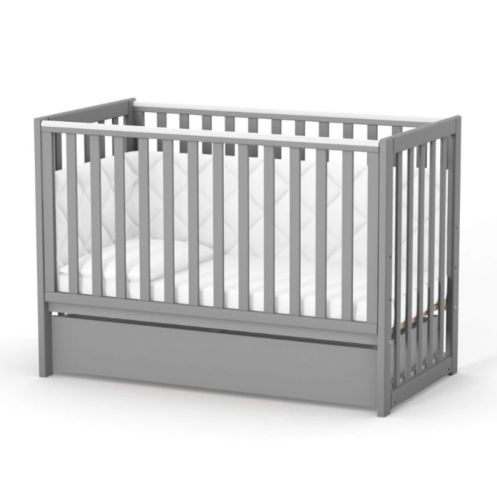 Дитяче ліжечко Veres ЛД 13 120x60 см Графітовий - фото 4