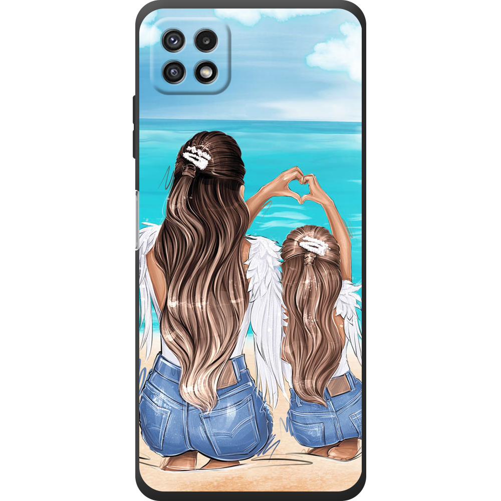Чохол BoxFace Samsung Galaxy A22 5G (A226) Family Vacation Чорний силікон (44332-up2380-44335)