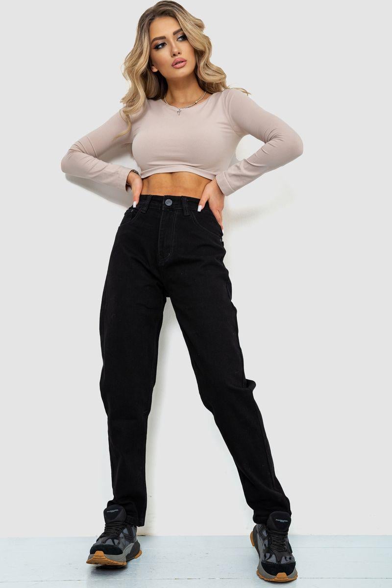 Джинси жіночі Ager MOM 244R8570 р. 30 Чорний (65f2d3faa4b9607aef04ecab)