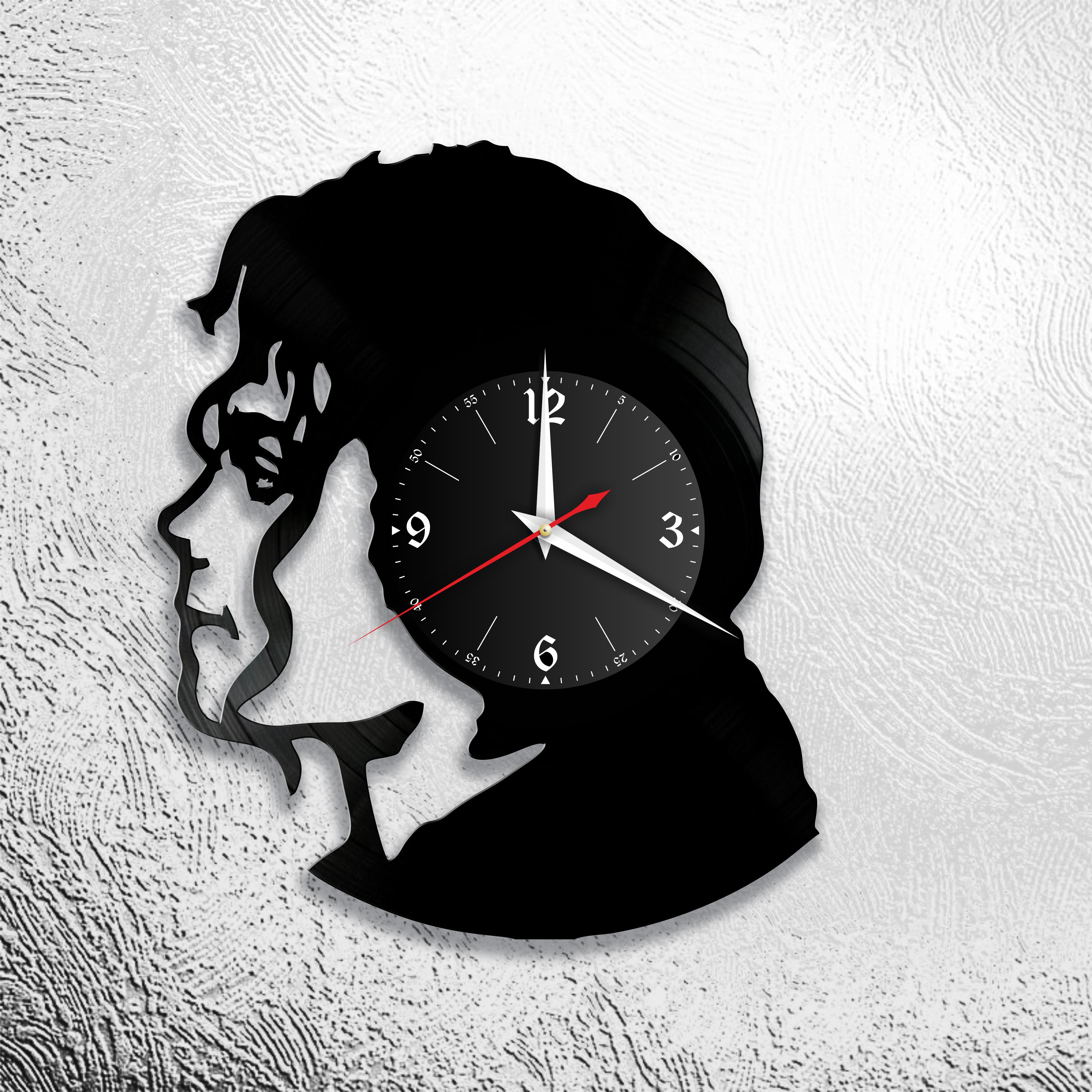 Часы настенные Майкл Джексон 0745 из виниловой пластинки