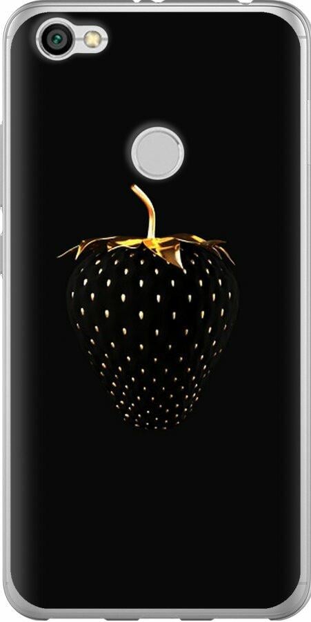 Чехол на Xiaomi Redmi Note 5A Prime Черная клубника (3585u-1063-42517)