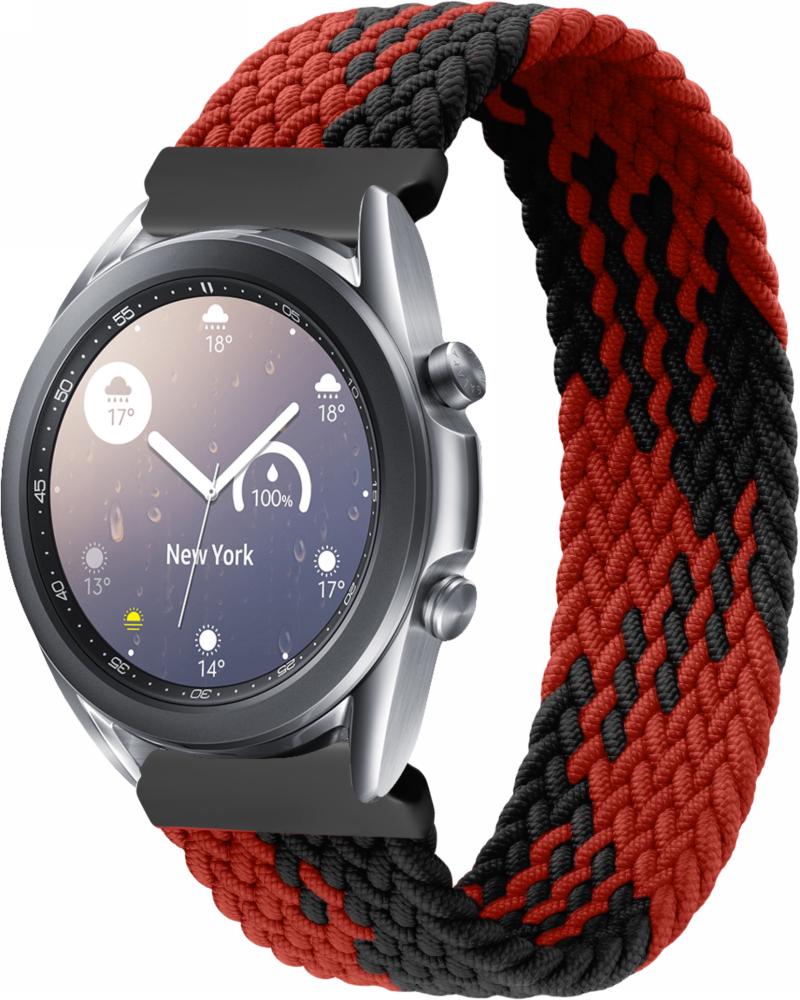 Ремешок Solo Loop Multi для Galaxy Watch 3 41 мм (135 мм) Black/Red (25170-44)