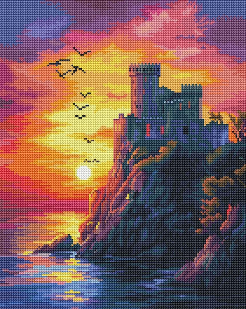 Алмазная мозаика Brushme Закат 40x50 см (DBS54007)