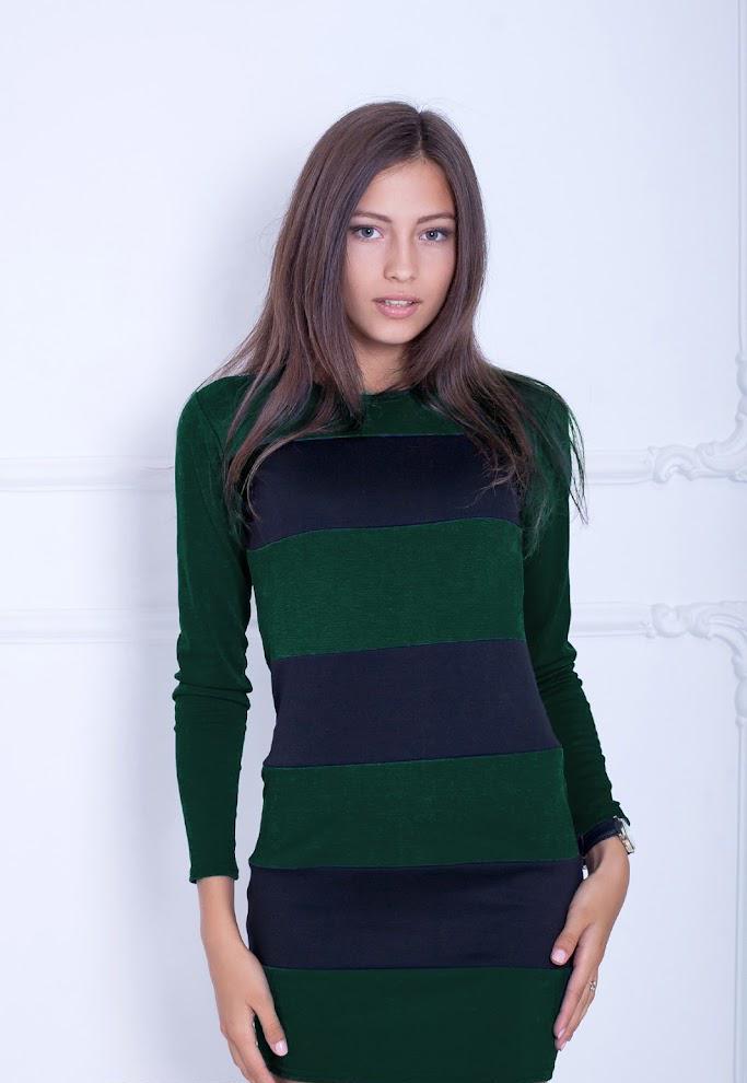 Платье женское Podium Campi 9847-DARKGREEN XL Зеленый