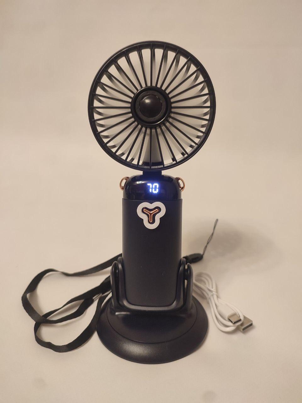 Вентилятор ручной TP01 с аккумулятором и присоской (2633775342) - фото 2