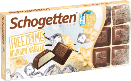 Шоколад Schogetten зі смаком морозна ваніль 100 г (780203)