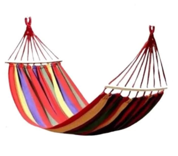 Гамак в гавайском стиле с перекладиной 200х80 см Красный (2104618619) - фото 3 Гамак в гавайском стиле с перекладиной 200х80 см Красный (2104618619) - фото 3