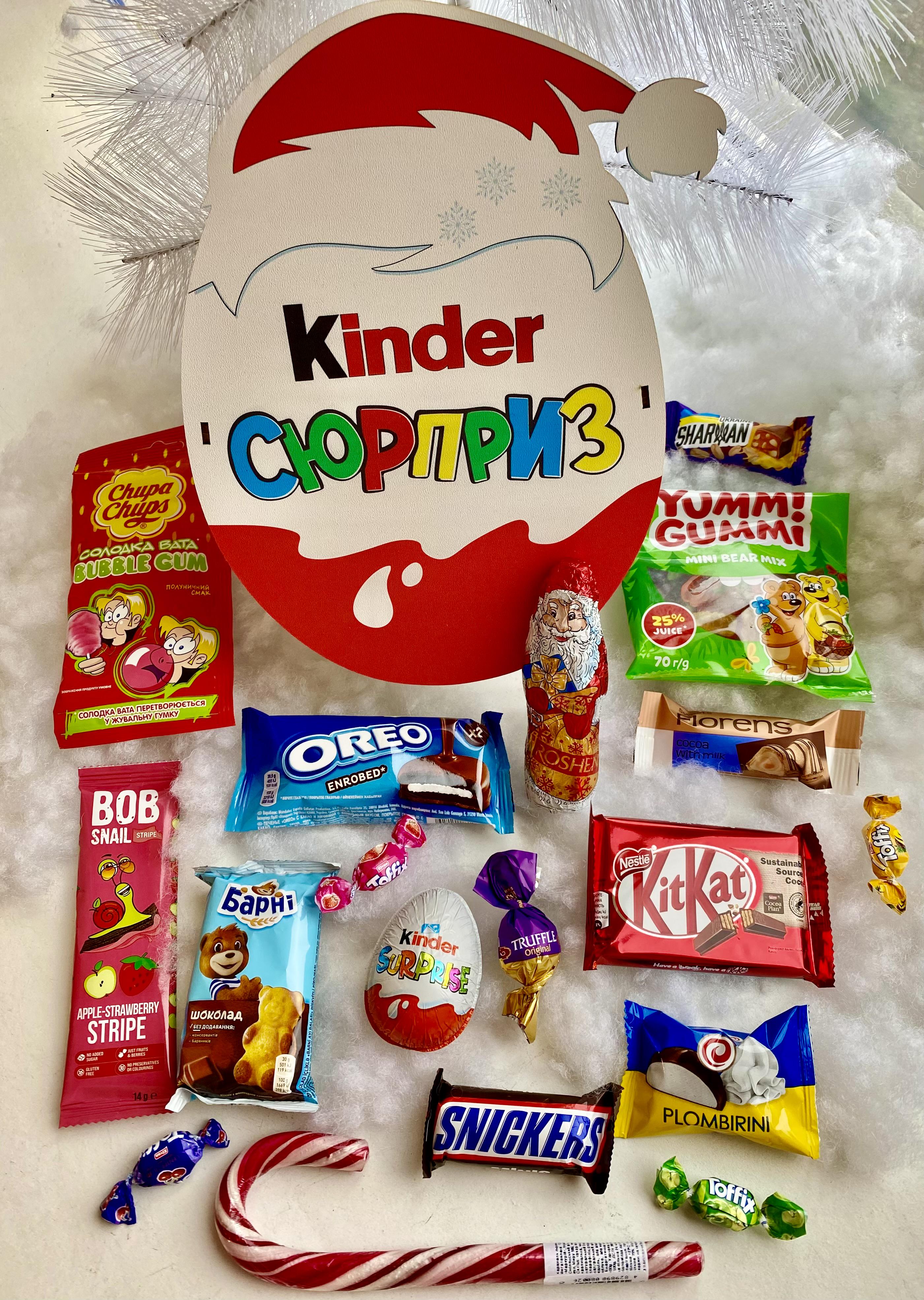 Бокс новорічний Кіндер з солодощами (13714522) - фото 3