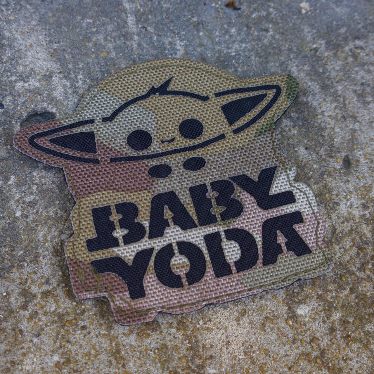 Шеврон на липучке Laser Cut ARMYTECH Беби Йода/Грогу 70х80 мм Черный/Мультикам (1119) - фото 3 Шеврон на липучке Laser Cut ARMYTECH Беби Йода/Грогу 70х80 мм Черный/Мультикам (1119) - фото 3