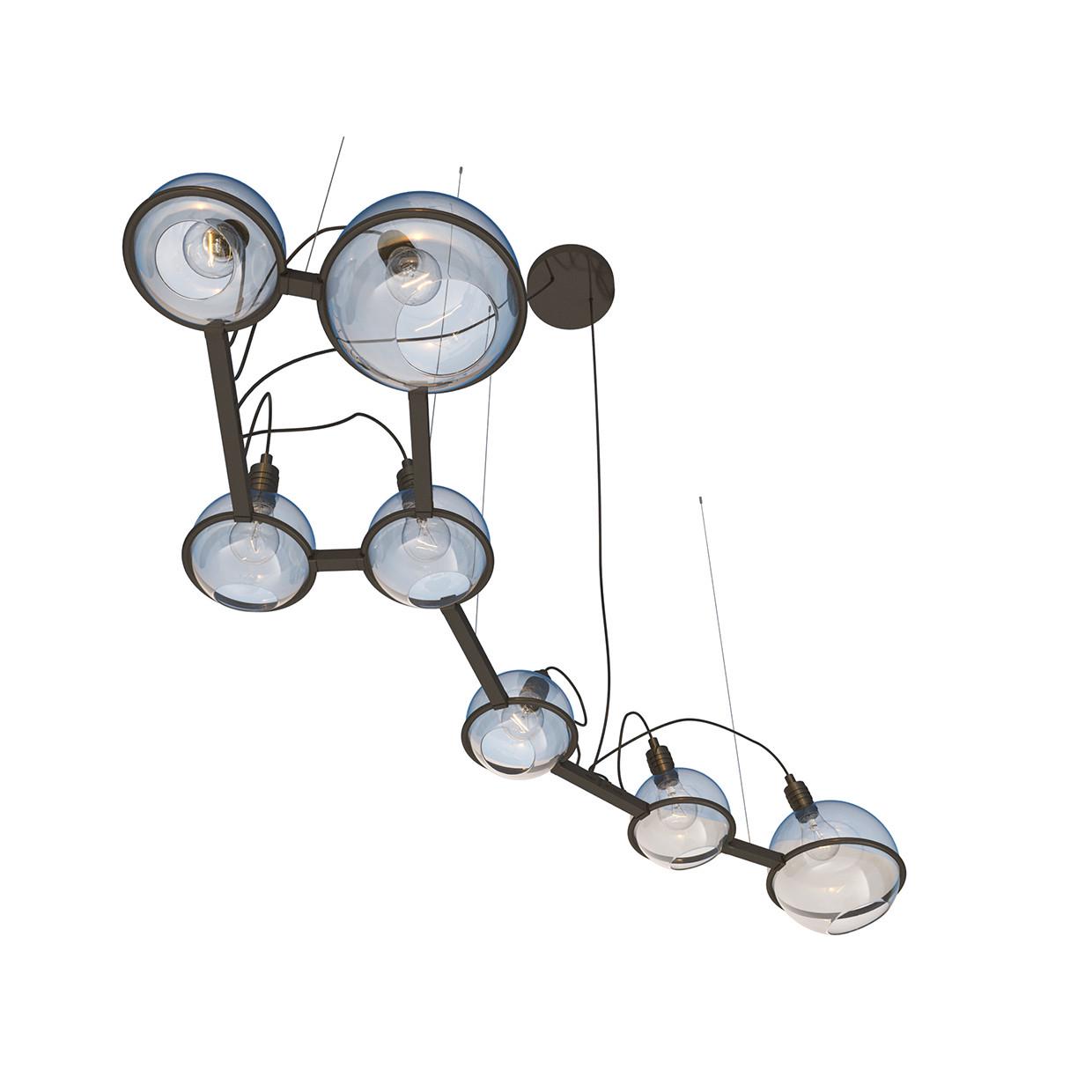 Люстра Pikart Lights Ursa Minor Созвездие Малой Медведицы 20916 Черный (1692307831)