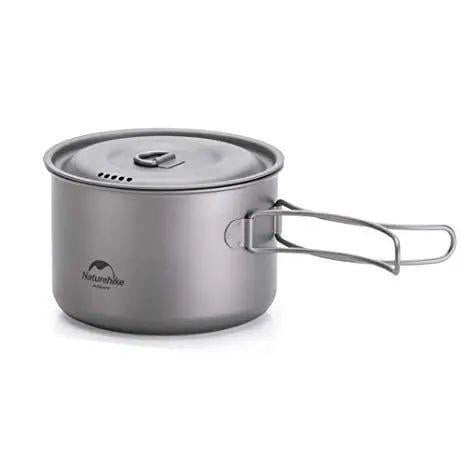 Кастрюля со складной ручкой Naturehike NH18T101-A 800 мл 11,3x8 см Grey (6927595733554)