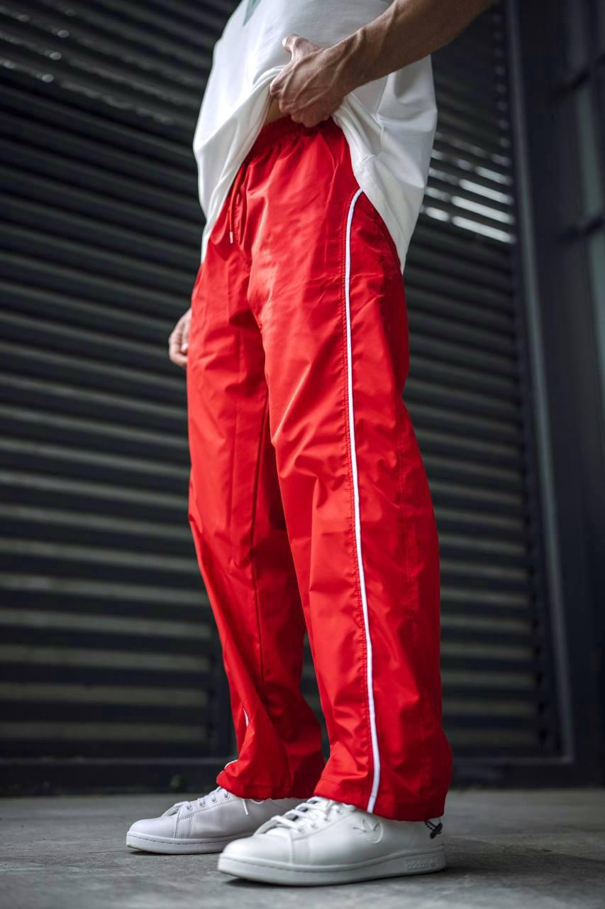 Спортивні штани чоловічі Slide оверсайз M Червоний (26456/1/2) - фото 2 Спортивні штани чоловічі Slide оверсайз M Червоний (26456/1/2) - фото 2
