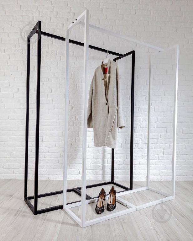 Вешалка рейл GoodsMetall в стиле Лофт 1800х1500х400 "Шоурум3"