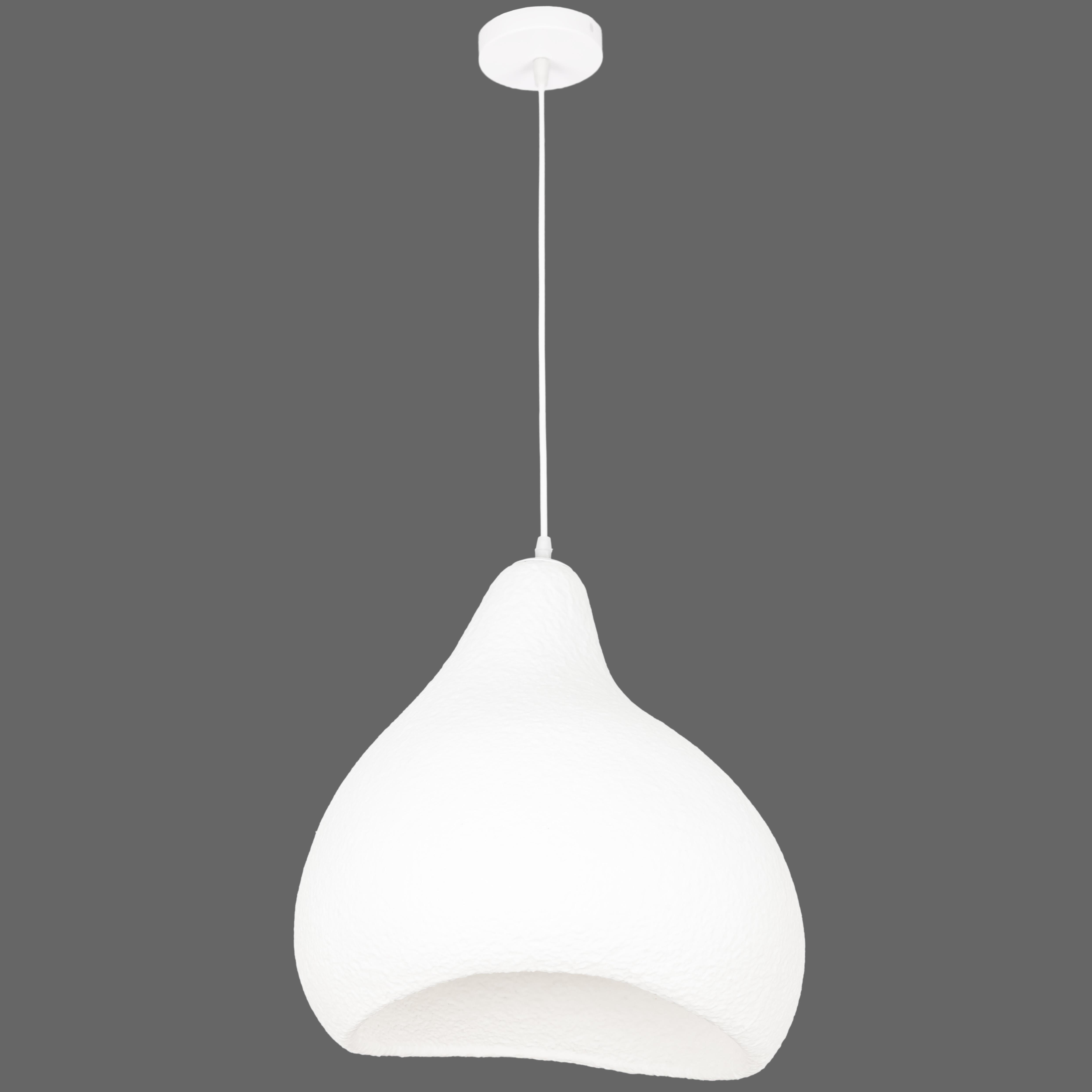 Люстра гипсовая Wabi-Sabi 38х38 см Белый (909-XL3637 (380) WH)